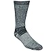 Working Person's 689 Black 4-Pack Merino Wool Hiking Socks - Made In The USA (Large)