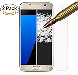Galaxy S7 Screen Protector, Safodo Premium Tempered Glass Screen Protector [0.3mm 9H Hardness Featuring Anti-Scratch] [LIFETIME WARRANTY] for Samsung Galaxy S7 - Clear HD Transparency [2-PACK]