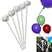 Dazzling Toys 72 Pcs Plastic White Balloon Sticks with Cup Party Decor