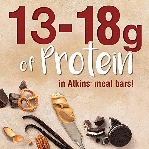Atkins Cookies & Creme Protein Meal Bar. KetoFriendly. (5 Bars