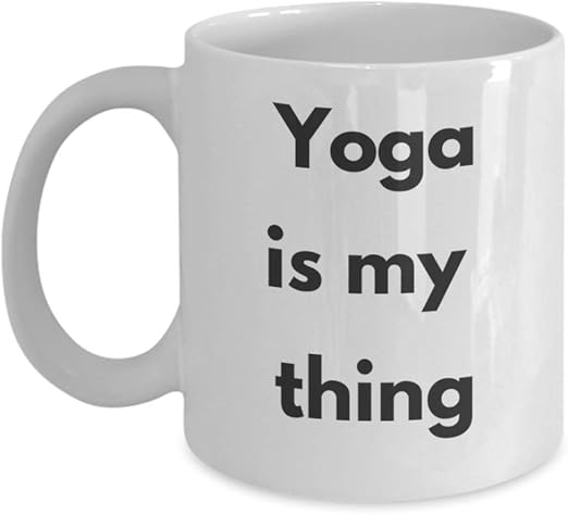 yoga coffee mug
