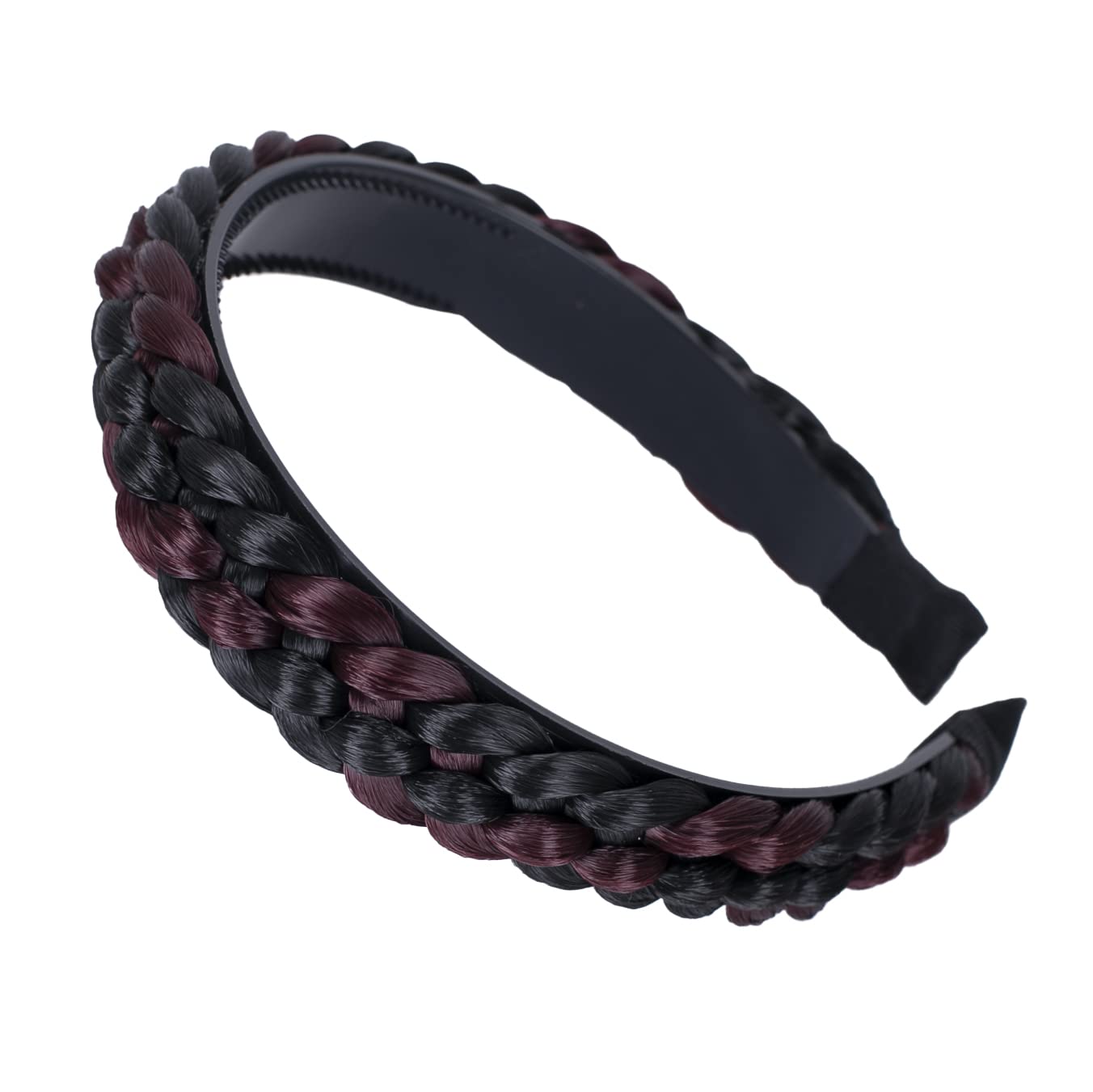 CAISHA Headband Ponytail Braided Hair piece Hair band Hair Accessories Dark Red Mix HR7