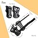 JBM BMX Bike Knee Pads and Elbow Pads with Wrist Guards Protective Gear Set for Biking, Riding, Cycling and Multi Sports Safety Protection: Scooter, Skateboard, Bicycle, Inline skatings
