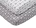 Niceful Jersey Cotton Crib Sheet Fitted Cotton 2 Pack Set White Grey Arrow Print - Standard Crib Mattress Size - Toddler, Kids Bedding - Tribal Nursery Decor - Ideal for Infant Boys Or Girls?