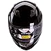 Dual Visor Modular Flip up Gloss Black Motorcycle Snowmobile Helmet DOT (S)