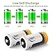 Keenstone Rechargeable C Batteries 1.2V 5000mAh Ni-MH High Capacity C Size Batteries (4 Pack)