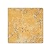 Gold (Yellow) Travertine 4 X 4 Field Tile, Tumbled
