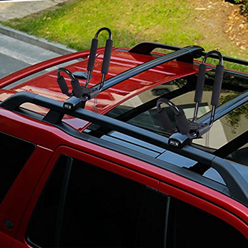 Vehicle Water Sport Board Rack, 2 Pair Canoe Boat Kayak Roof Rack