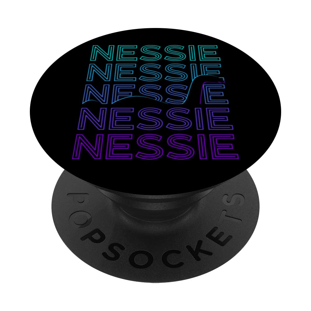 Loch Ness Monster Nessie Cryptid Cryptozoology Retro PopSockets Swappable PopGrip