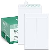 Eupako Catalog Envelopes 6x9 Small White Envelopes Self Seal 250 Pack for Mailing, Organizing, Storage