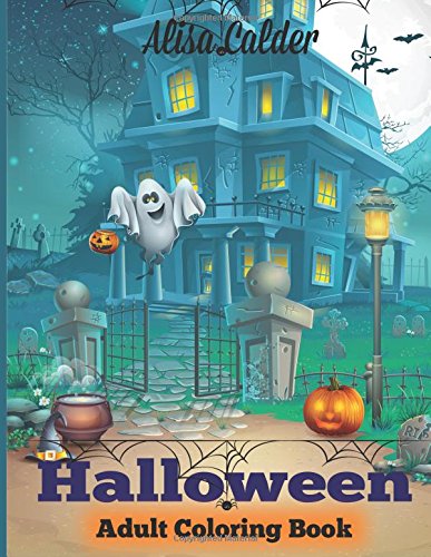 Halloween coloring book: halloween adult coloring book …