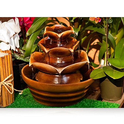 SereneLife 3-Tier Water Fountain Decoration - Cool Indoor Outdoor Portable Electric Tabletop Decorative Zen Meditation Waterfall Decor Kit Includes Submersible Pump & Power Adapter - SLTWF10