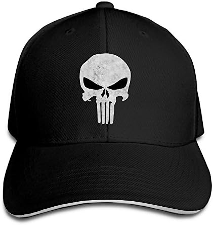 Match The Punisher's Skull Flag Snapback Hats Sandwich Cap