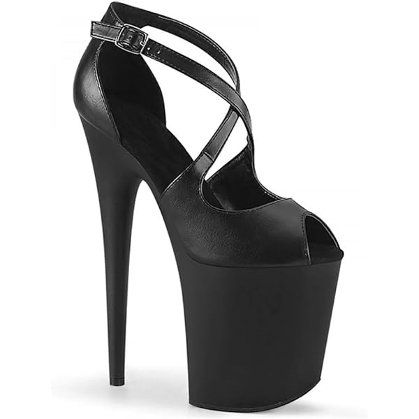 め*ち様 【新品・未使用】ELLIE ジョーゼットPT【BLACK】　XSサイズ Amazon.com | Ellie Shoes Women's 601-juliet-c, Black/Clear