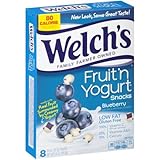 Welch's Blueberry Fruit 'n Yogurt Snacks 6.4oz, one box