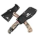 Mossy Oak 2-Piece Hatchet and Machete Set with Sheath - Camo Handle