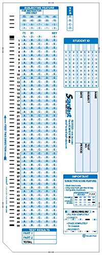 Scantest SC-100,  SC882-E compatible testing sheets 50pkg