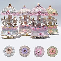 ACCOCO Carousel Music Box Luxury Color Change LED