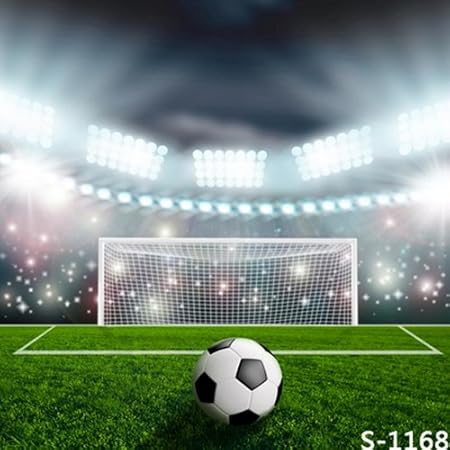 Yame 5x7ft Vinyl Digital Soccer Football Green Field Amazon Co Uk Camera Photo