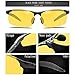 Bircen Night Driving Glasses - Anti Glare Polarized Light Fashion Night Vision Glasses for Men Women Driving on Rainy Day
