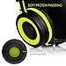 Kids Headphones for School Children- SIMILKY Stereo Tangle-Free 3.5mm Jack Wired Cord On-Ear Headset for Children 8-15 Years Old (Green) (New GRREN)