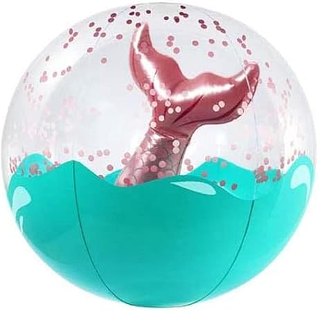 Mermaid 3D Inflatable Beach Ball 