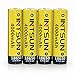 Intsun® 4pcs 3.7V 18650 4000mah Rechargeable Li-ion Battery with PCB and 18650 battery Charger for LED Flashlight, Headlamps, search light lamp, etc