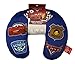 Disney/Pixar Cars Badges Blue Travel Neck Pillow with Lightning McQueen (Official Disney/Pixar Product)