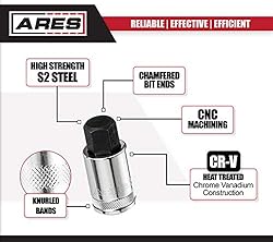 ARES 70121-1/2-Inch Drive 17mm Hex Bit Socket