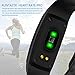 Finess tracker,DENISY Smart Bracelet with Heart Rate Monitors for IOS and Android Watch Wristband