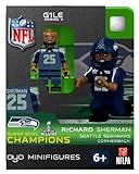 2013 Richard Sherman Super Bowl XLVIII 48 Champions Oyo Mini Figure Lego Compatible Seattle Seahawks Limited Production