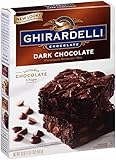 Ghirardelli Dark Chocolate Brownie Mix, 20-Ounce Boxes (Pack of 4)