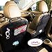 Neelos Essentials Backseat Car Organizer, Kick Mats Car Back Seat Protector with Tablet Holder Storage Pockets for Toys Book Kids Baby Child Seat Safety Travel Accessories 2 Pack