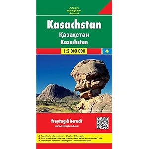 Kazakhstan Road Map1:2M FB 2009 (English, Spanish, French, Italian and German Edition)