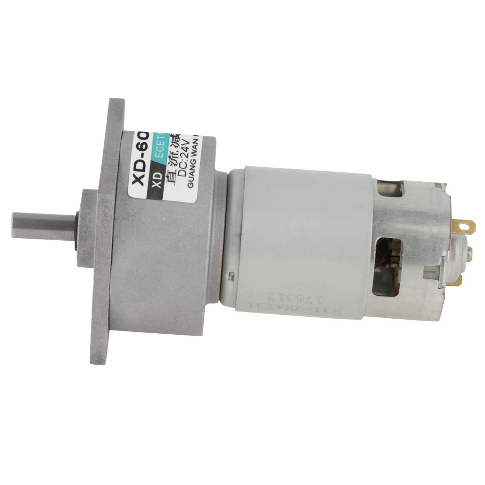 DC Motor 12V High Torque Mini Metal Gear Motor Adjustable Speed with Turbine Gear Design for Micro Applications (12V 100RPM)