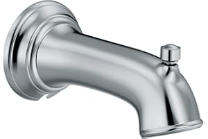 Moen 3737 Dartmoor 1/2-Inch Slip Fit Connection Diverter Tub Spout, Chrome