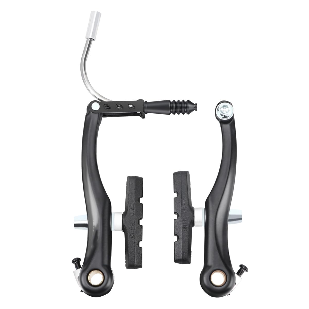 HOUSON bicycle brake set, V-brake brake set front and rear brake brake cables and brake lever kit for mountain bikes and racing bikes