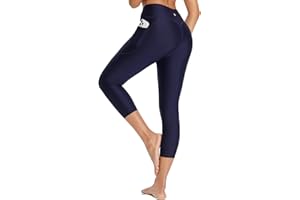 baleaf Women's Swim Pants Swimming Leggings High Waisted Sun Protection Swimsuits Bathing Suits UPF50+ with Pockets