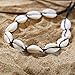 Canboer Black Rope Natural Shell Beads Beach Choker Necklace Handmade Hawaii Jewelry for Girls Women Ladies