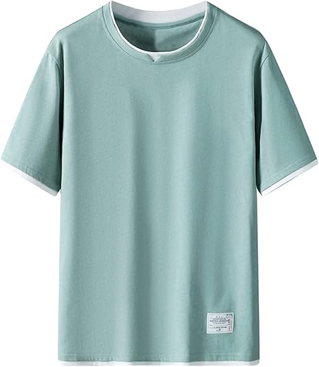 Amazon Okjcon Tシャツ メンズ 半袖 夏 ゆったり 無地 薄手 綿 カットソー カジュアル 大きいサイズ Tシャツ カットソー 通販