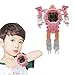 JSMKX Robot Watch Toys Deformed Watch Toy Deformation Robot Toys Kids Digital Watch for Kids Christmas Halloween New Year's Gift. (Pink)