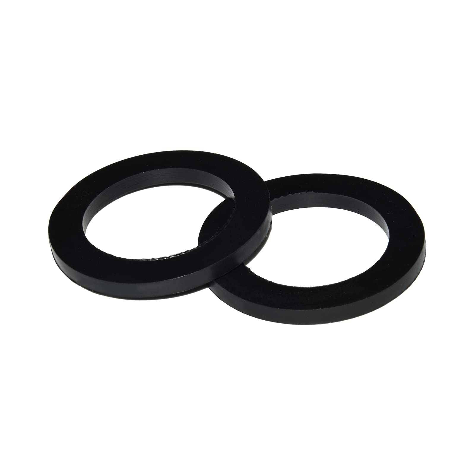 Flyshop Black Rubber Washer Synthetic Rubber Grommets Flat Washers for Bolts Spacers, Vibration Suppression Pack of 20 (1-1/4" ID x 1-13/16" OD, 32mm ID x 46mm OD)