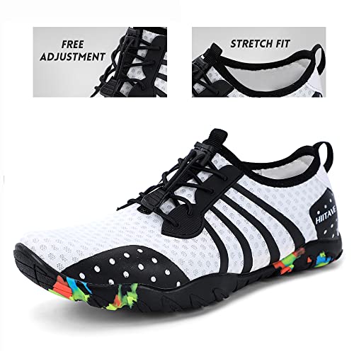 HIITAVE Water Shoes for Men/Women/Adults, Aqua Beach Pool Swim Shoes