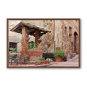 signwin Framed Canvas Wall Art Rural Landscape Photography...
