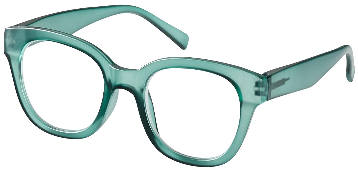 Remaldi Women's Hockley Reading Glasses, Green, 1.25