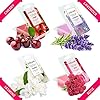 LA BELLEFÉE 4 x Packs Perfume Box Wax Melts Set of Rose, Jasmine, Cherry, Lavender, Organic, Vegan, Soy Wax melt…