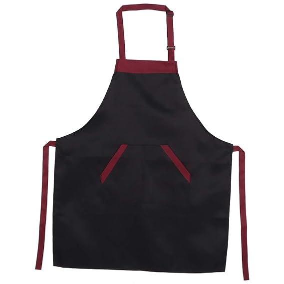 Buy 77x62cm Work Apron with Pocket Waiter Waitress Working Apron