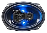 BOSS Audio Elite Series Car Speakers, Model B69LED | 500 Watt 6