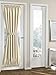 Rose Home Fashion RHF Blackout French Door Curtains - Thermal Insulated Door Panel 54W by 72L Inches-Beige