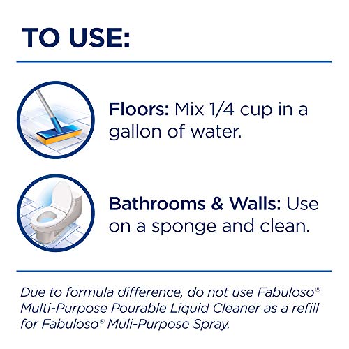 Fabuloso AllPurpose Cleaner with Bleach Alternative, Spring Fresh